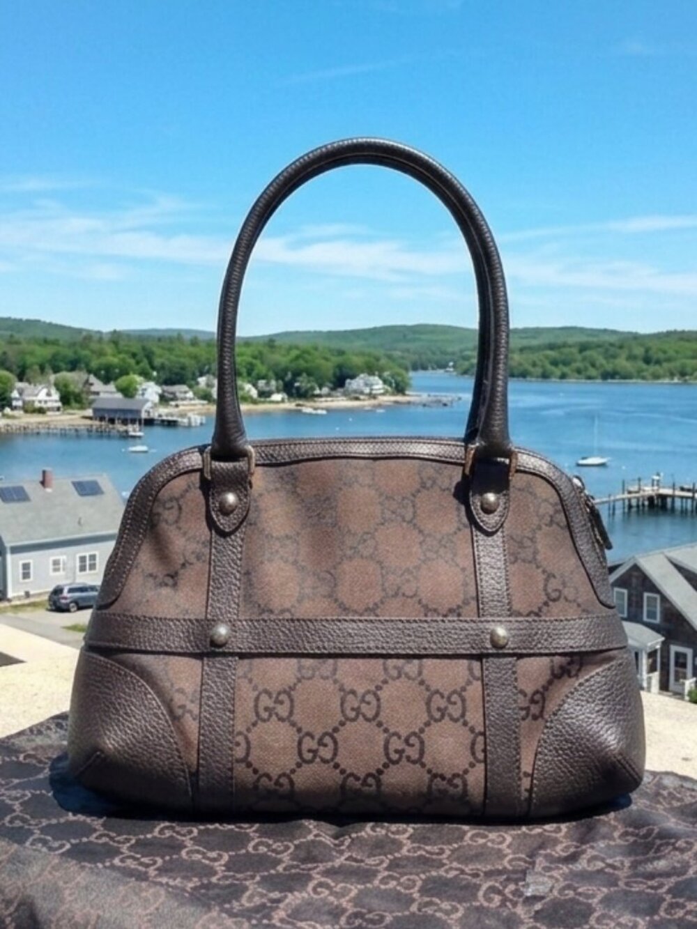 Gucci Interlocking GG Monogram Royal Reins Bag - Picture 3 of 16